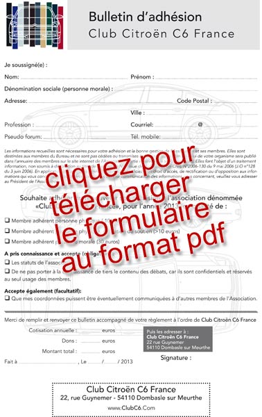 DS ou C6 ?, www.ClubC6.com, Club Citroën C6 France